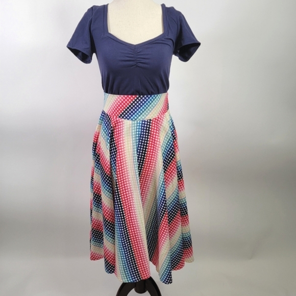 NWOT Voodoo Vixen Rainbow Skirt - Picture 6 of 12